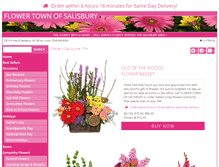 Tablet Screenshot of flowertownofsalisbury.com